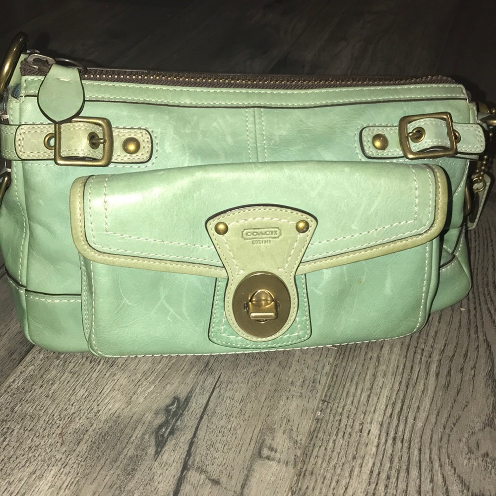 Gently used and very loved Coach Handbag